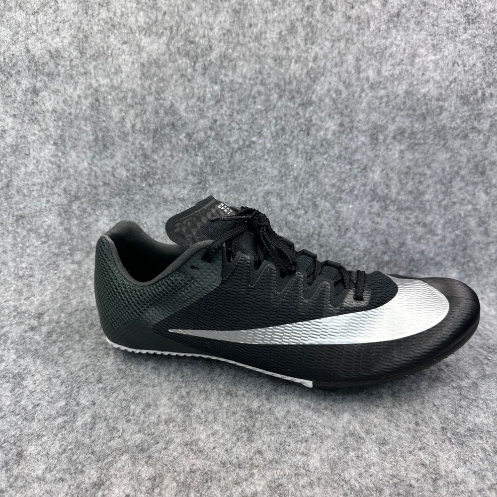 Nike Rival Sprint Spikes Mens 10 DX8004 001 Black Track Field Shoes New